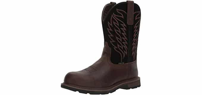 Ariat Men's Groundbreaker - Waterproof Steel Toe Work Boot