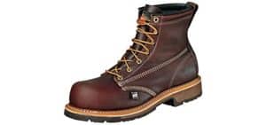 steel toe cap boots for wide feet