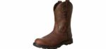 Ariat Men's Groundbreaker Pull Boot - Round Toe Cowboy Work Boots