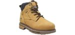 King Rocks Men's Insulated Work Boots - Warm Waterproof Plumber Work Boots