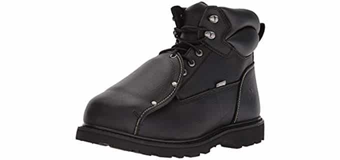 Iron Age Men's Ground Breaker Welders - Premium Leather Welding Work Boots