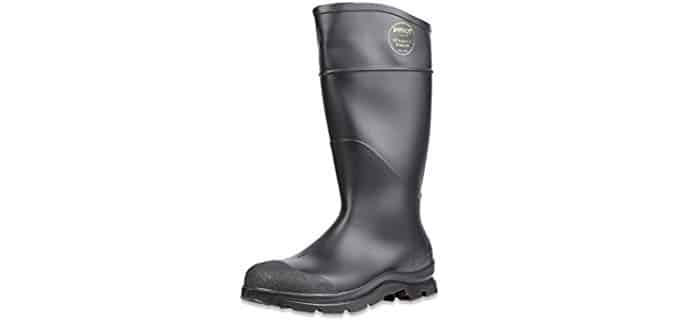 Servus Men's Waterproof Work Boots - Steel Toe Wellington's for Plumbers