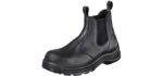 Thorogood Men's Quick Release Work Boots - Puncture & Waterproof Plumbers Pull-Ons