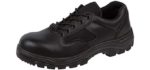 Work Zone Men's Oxford Black - 4 Inch Professional Work Shoe