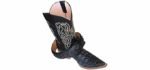 Dona Michi Men's Western Cowboy - Leather Crocodile Print Work Boot