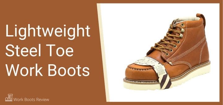 Lightweight Steel Toe Work Boots