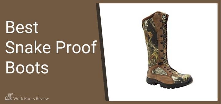 snake proof boots