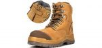 Rockrooster Men's Antistatic - Rubber Free Hypoallergenic Work Boot 