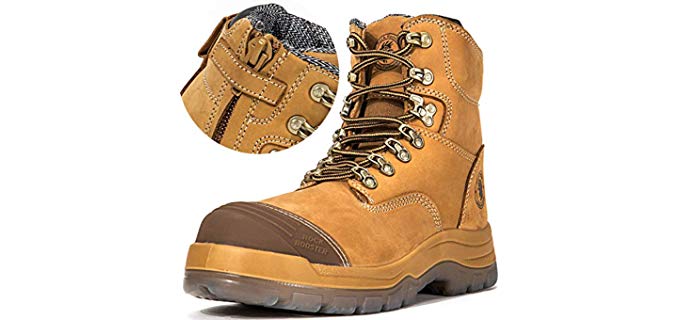 Rockrooster Men's Antistatic - Rubber Free Hypoallergenic Work Boot 