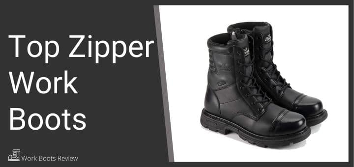 best side zip work boots