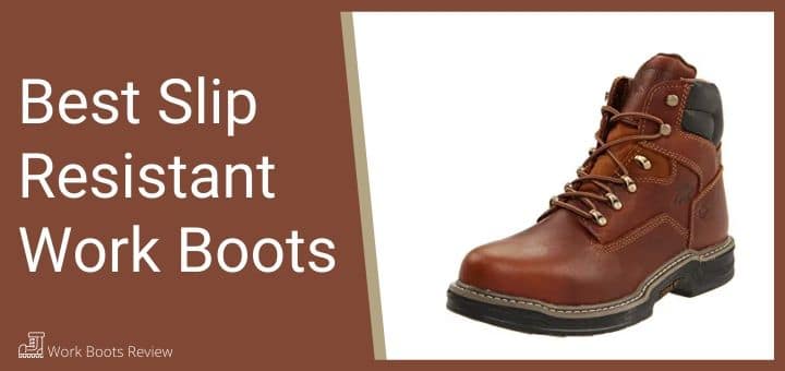 slip resistant rubber work boots