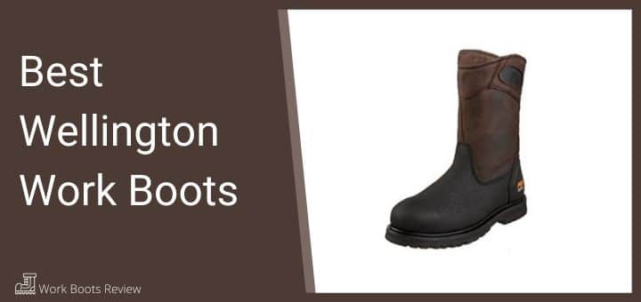 wellington style work boots