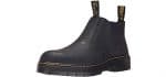 Dr. Martens Men's Rivet Steel Toe Chelsea - Slip On Steel Toe Work Boot