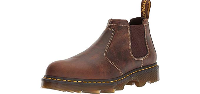 Dr. Martens Men's Penly Chelsea - Slip On Work Boot