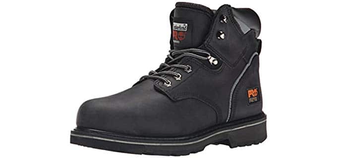 Timberland Men's PRO 6 - Black Steel Toe Work Boot