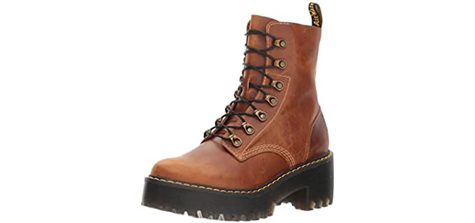 Dr. Martens Women's Leona - Brown Boot