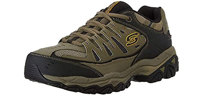 Skechers Men's Afterburn - Lace Up Sneaker