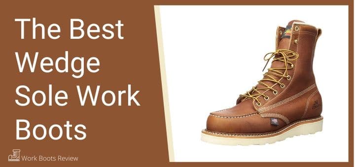 danner wedge sole work boots