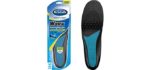 Dr Scholl's Men's Work Massaging Gel Advanced Insoles - For Men Shoe Inserts