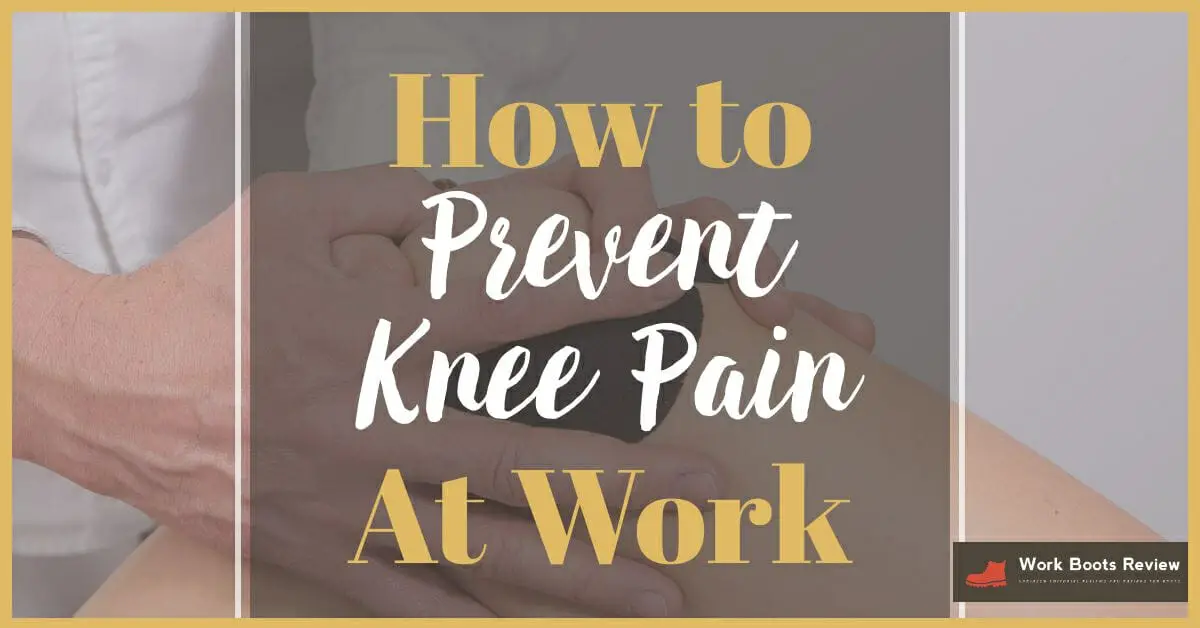 stop knee pain at work